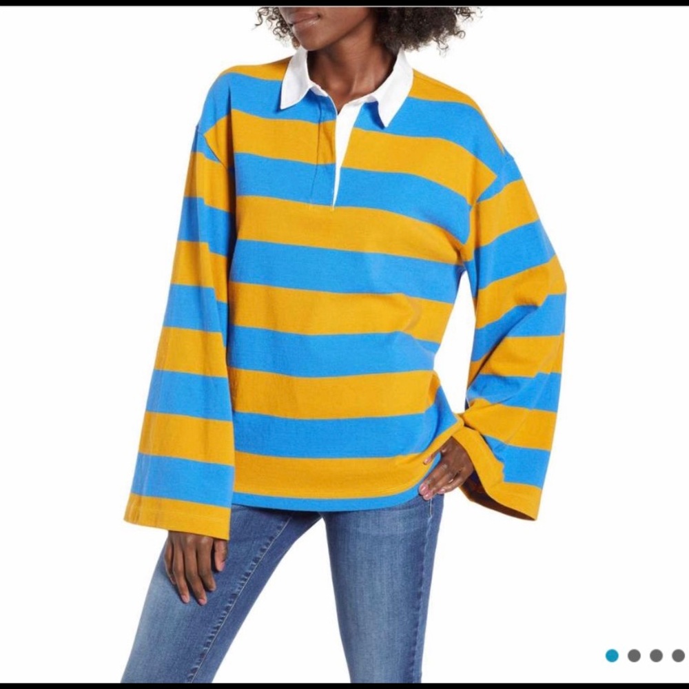 B.P oversized rugby shirt